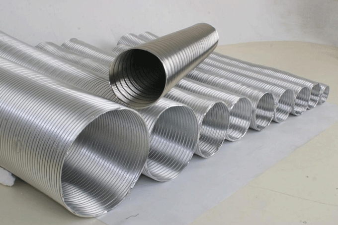 Гофрированные алюминиевые трубы для вентиляции - Сантехник в Деле